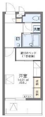 チャムサランの物件間取画像